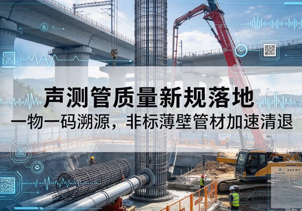 花垣声测管质量新规落地，一物一码溯源，非标薄壁管材加速清退