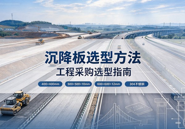 花垣沉降板选择方法